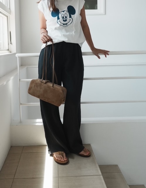 ＜select＞double gaze easy pants