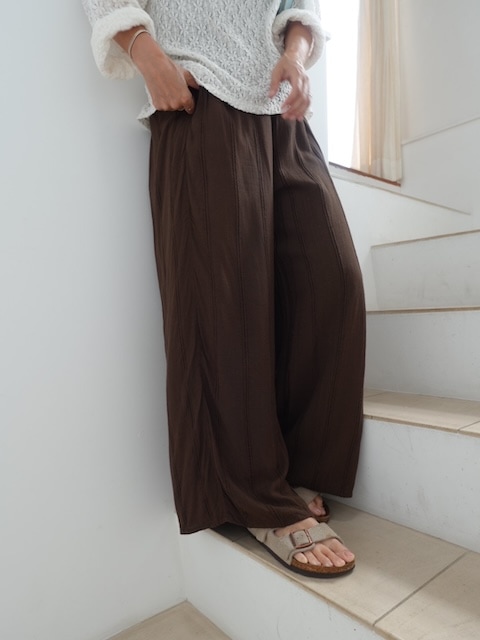 ＜select＞dobby stripeeasy pants