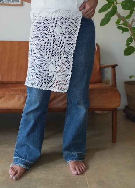 ＜select＞crochet wrap skirt