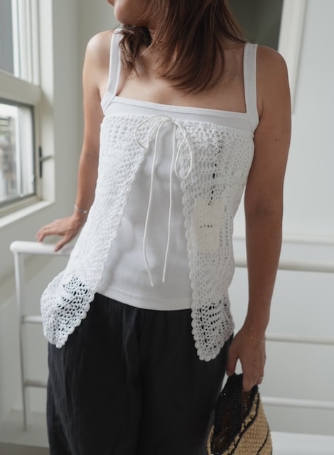 ＜select＞crochet wrap skirt