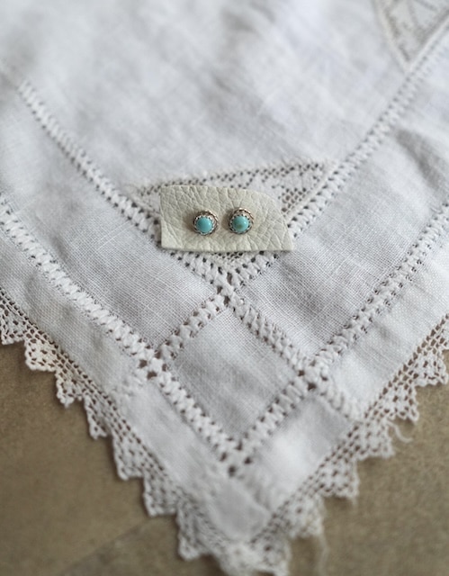 ＜Indian Jewelry＞silver turquoise pierce