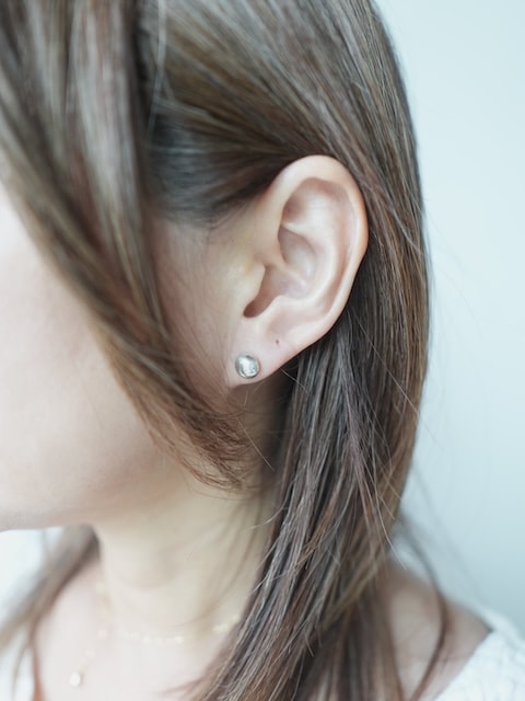 ＜Indian Jewelry＞S silver ball pierce