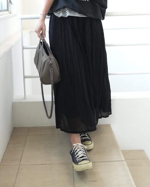＜select＞color india cotton skirt