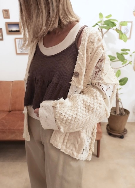 ＜I'm Laughy＞"tantake" Double Gaze Cami