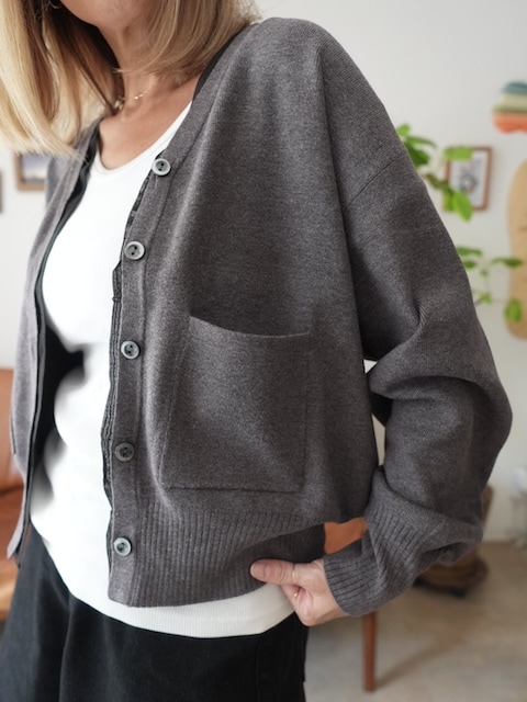 ＜select＞swet like knit cardigan