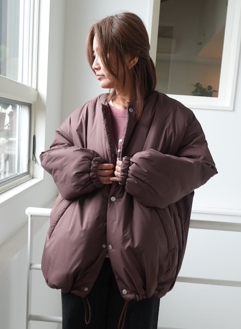 ＜select＞no collar tent jacket
