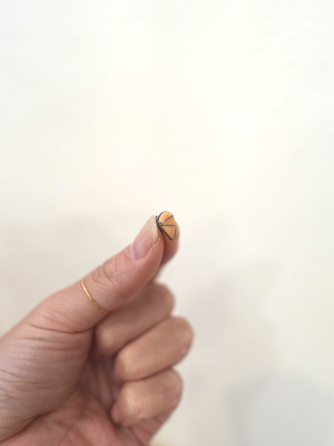 ＜Indian Jewelry＞melon shell Inlay pierce