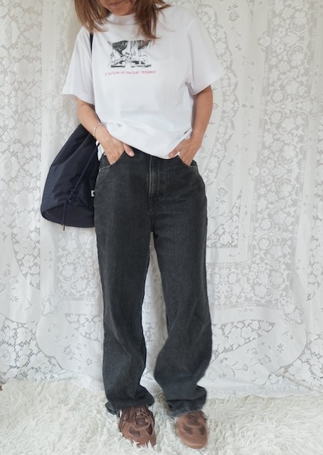 ＜select＞skate girl T-shirt