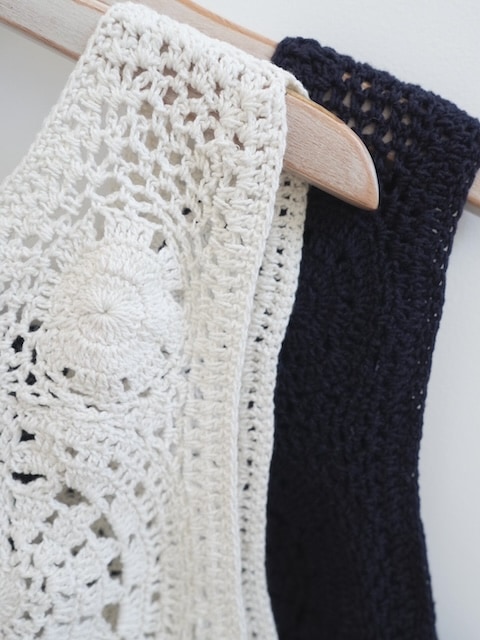 <select>crochet vest