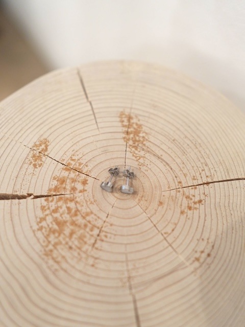 ＜select＞heart shell silver925 coating pierce