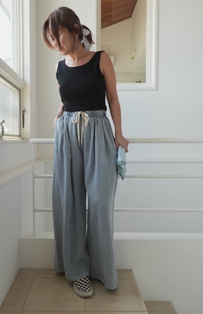 ＜select＞cup in cropped tank