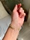 ＜treasured friends＞Long feather bangle Silver / Gold