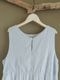 ＜select＞ cotton stripe teared dress