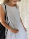 ＜select＞ cotton stripe teared dress
