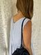 ＜select＞ cotton stripe teared dress