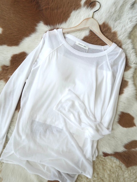 ＜GLASSY SEA＞cup in stretch bare tops