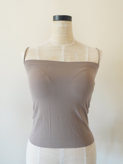 ＜GLASSY SEA＞cup in stretch bare tops