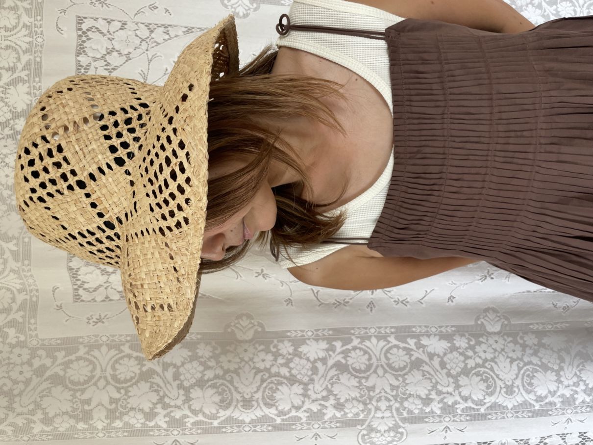 ＜select＞rafia hat