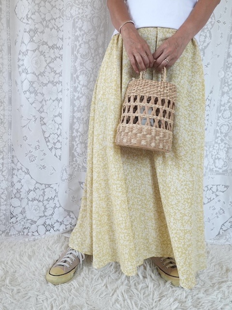 ＜GBLUE＞Flower Print Skirt