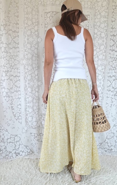 ＜GBLUE＞Flower Print Skirt