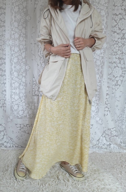＜GBLUE＞Flower Print Skirt