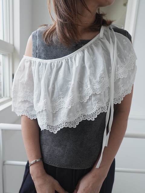 ＜select＞mulch lace scarf