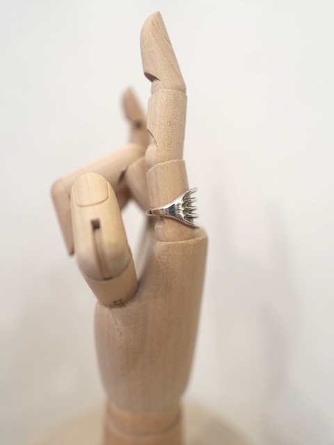 ＜Indian Jewelry＞simple design silver ring