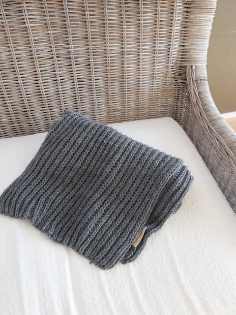 ＜select＞low gauge knit stole