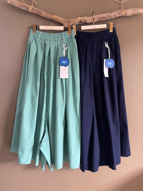 ＜AOAP＞oxford easy long culotte