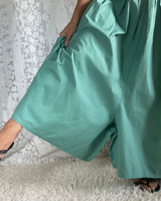 ＜AOAP＞oxford easy long culotte