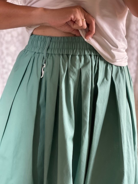 ＜AOAP＞oxford easy long culotte