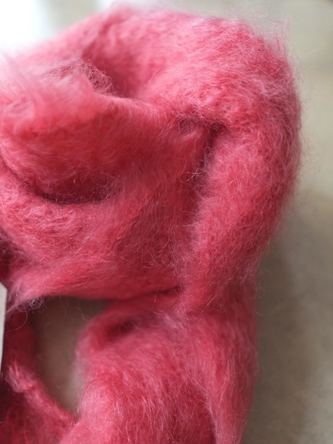 ＜select＞mohair wool muffler