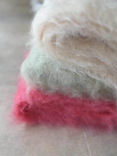 ＜select＞mohair wool muffler