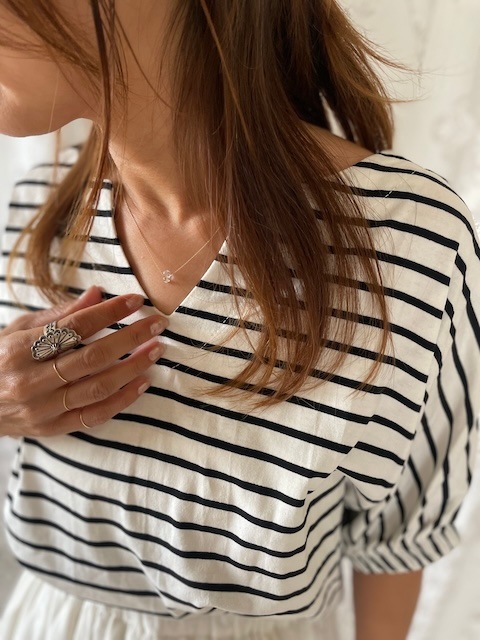 ＜treasured friends＞10K Herkimer Necklace2
