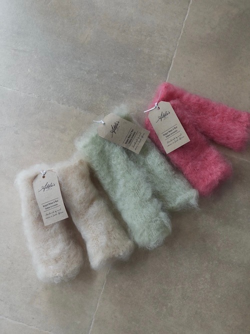 ＜select＞mohair wool arm warmer