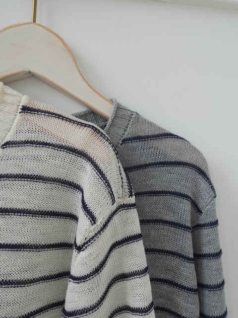 ＜select＞border cardigan