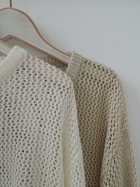 <select>mesh zipup cardigan
