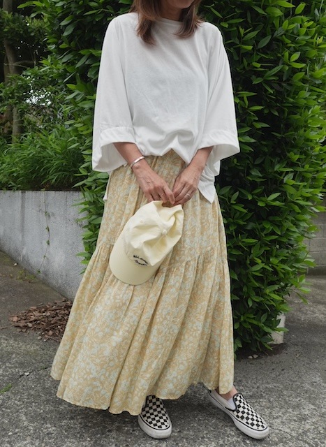 ＜GBLUE＞soft sheer back gather tops