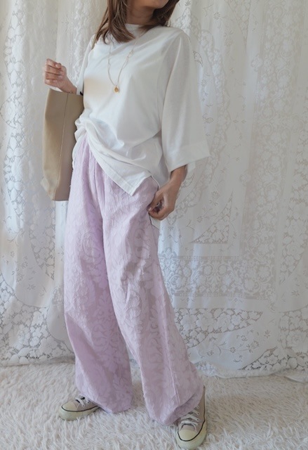 ＜GBLUE＞soft sheer back gather tops