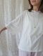 ＜GBLUE＞soft sheer back gather tops