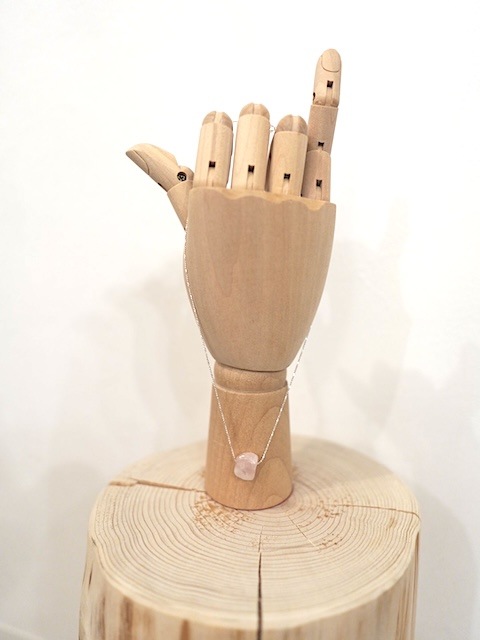 ＜select＞ROSE Quartz Chakra necklace