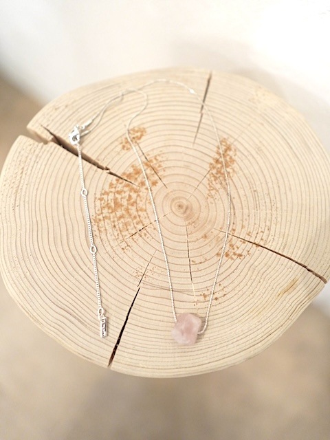 ＜select＞ROSE Quartz Chakra necklace