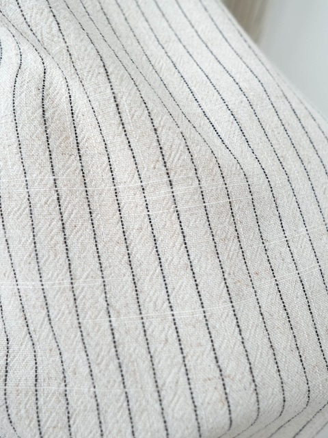 <select>stripe linen tuck wide easy pants