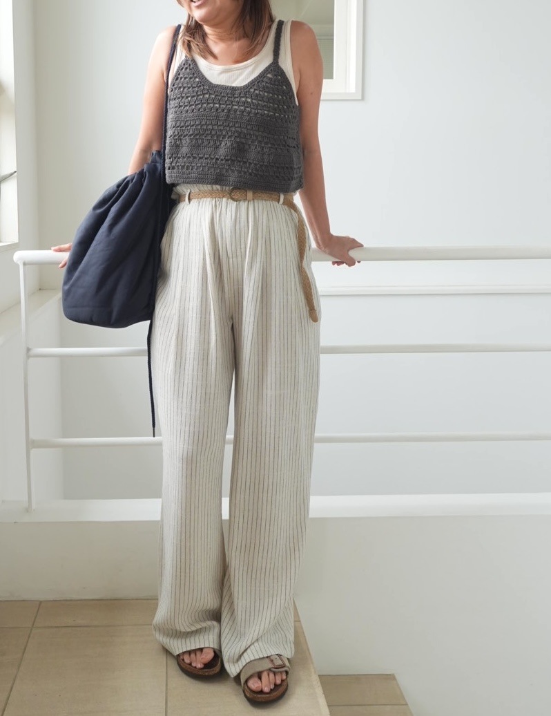 ＜select＞crochet knit bustier