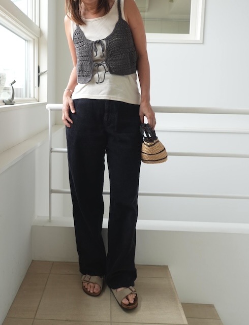 ＜select＞crochet knit bustier