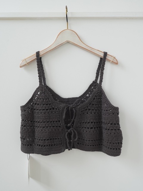 ＜select＞crochet knit bustier