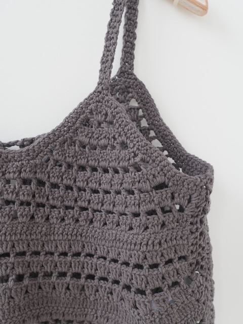 ＜select＞crochet knit bustier