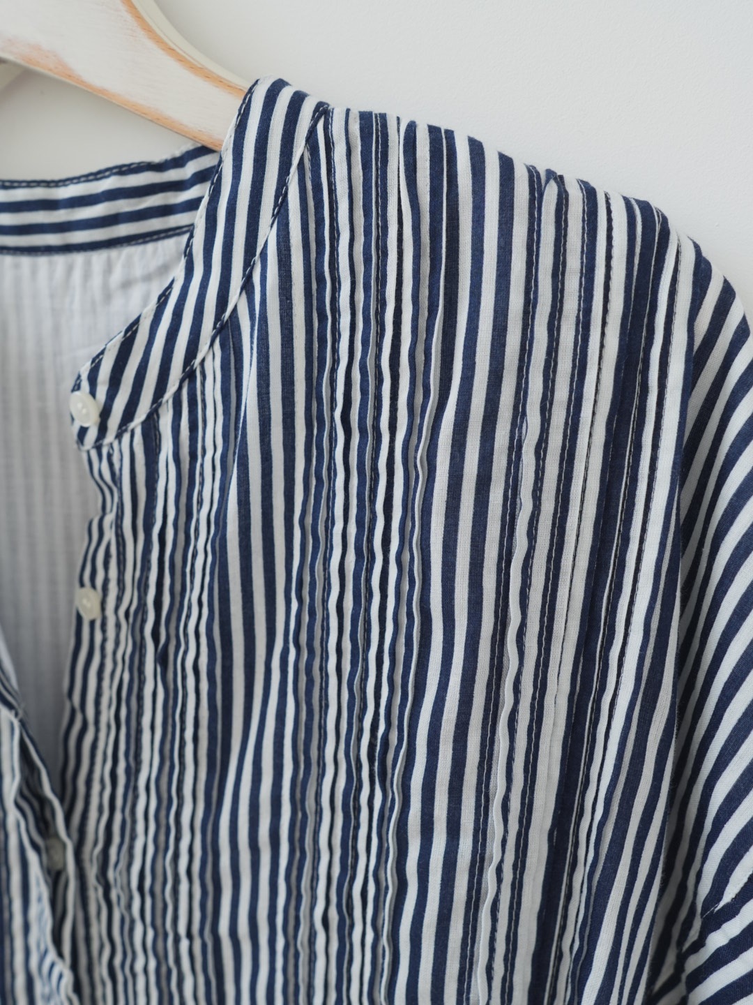 ＜select＞pin tuck dress