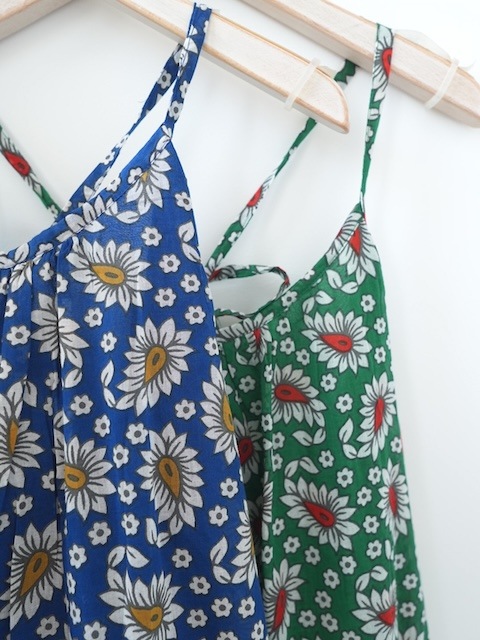 ＜select＞india print dress