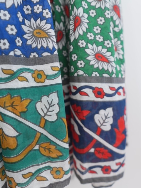 ＜select＞india print dress